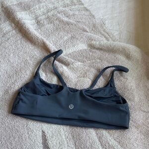 lululemon athletica Charcoal Grey Minimalist Strappy Sports Bra